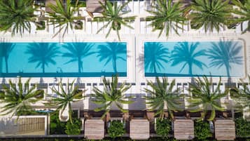 Outdoor pool, pool cabanas (surcharge), pool umbrellas