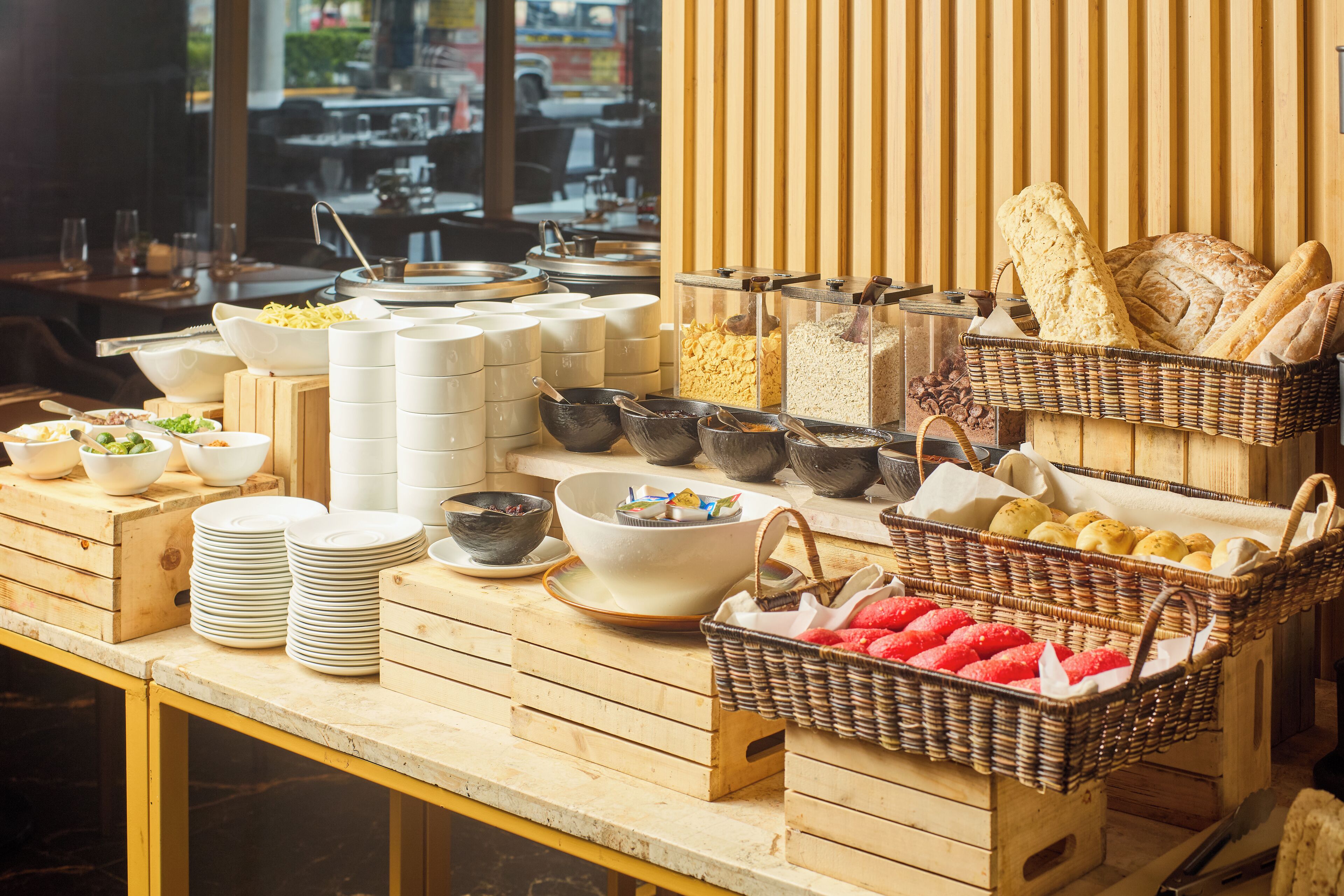 daily full breakfast for a fee