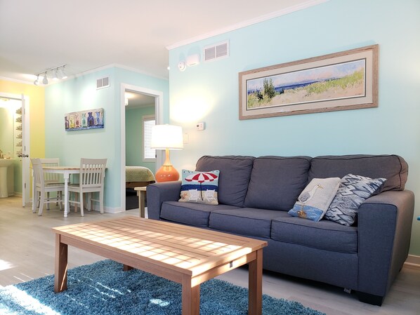 TV connectée, cheminée, Netflix, Hulu