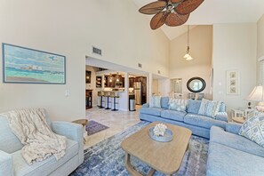 TV, DVD player, video library - Unit #316 Sand Cay Beach Resort Gulf Front (Longboat Key)