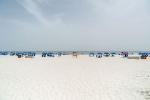 Vlak bij het strand