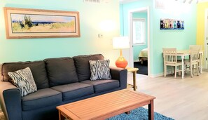 Smart TV, chimenea, Netflix y Hulu 