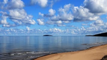 Aan het strand