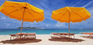 Beach nearby, beach towels