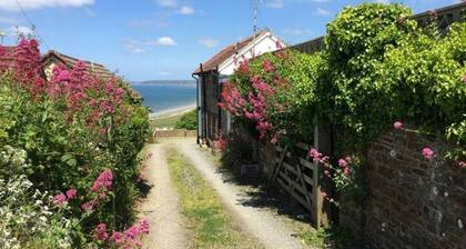 Old Saltys Cottage in Westward Ho mit herrlichem Meerblick