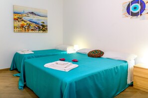 1 bedroom, travel crib, WiFi, bed sheets