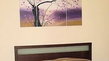 2 bedrooms, iron/ironing board, travel crib, free WiFi