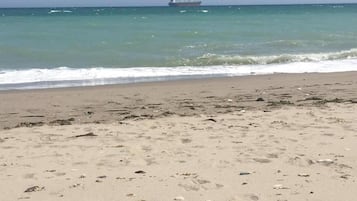 Vlak bij het strand