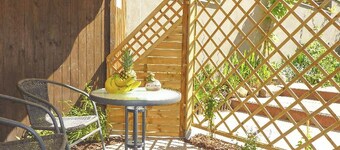 FeWo Seemöwe-Stadthaus Waren - Au rez-de-chaussée avec sep. Entrée et petit. terrasse 