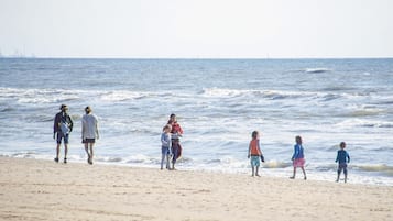 Vlak bij het strand, vissen