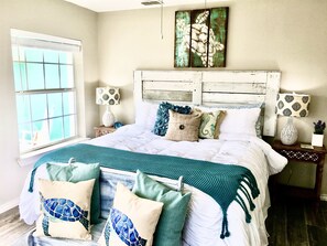 6 soverom, strykejern/-brett, reiseseng for barn og wi-fi (inkludert)