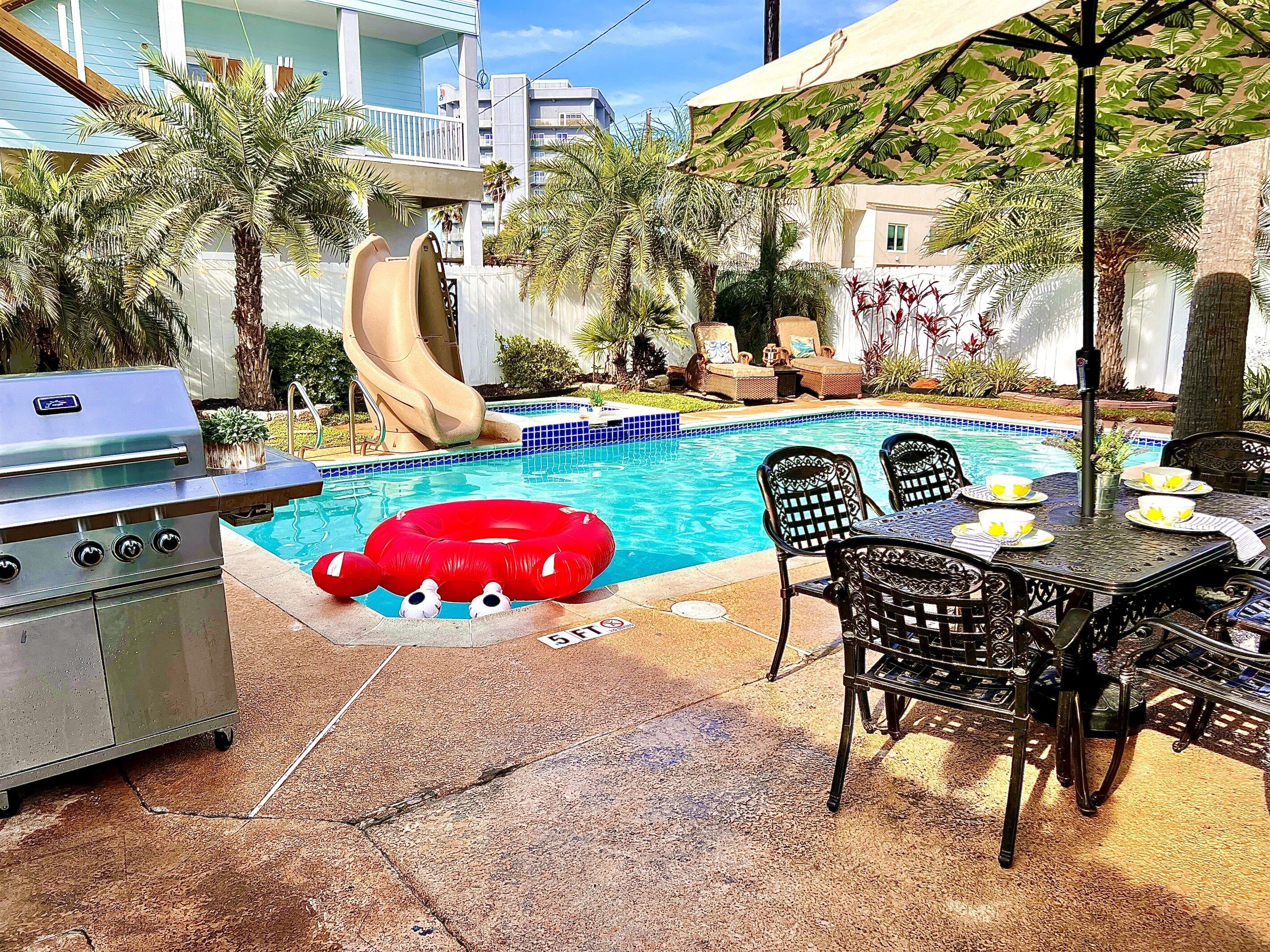 Piscine chauffée