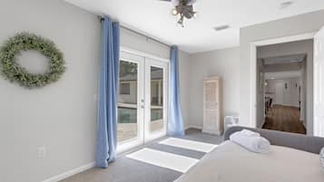 5 bedrooms, iron/ironing board, travel crib, free WiFi