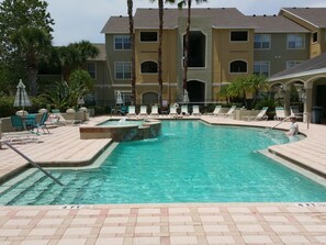 A heated pool - Avalon Palm, 2 Bed 2 Bath Clearwater Vacation Condo. (Clearwater)