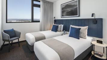 2 Bedroom Apartment | In-room safe, desk, laptop workspace, soundproofing