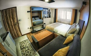 Economy studio suite | 2 slaapkamers, Italiaanse Frette-lakens, luxe beddengoed