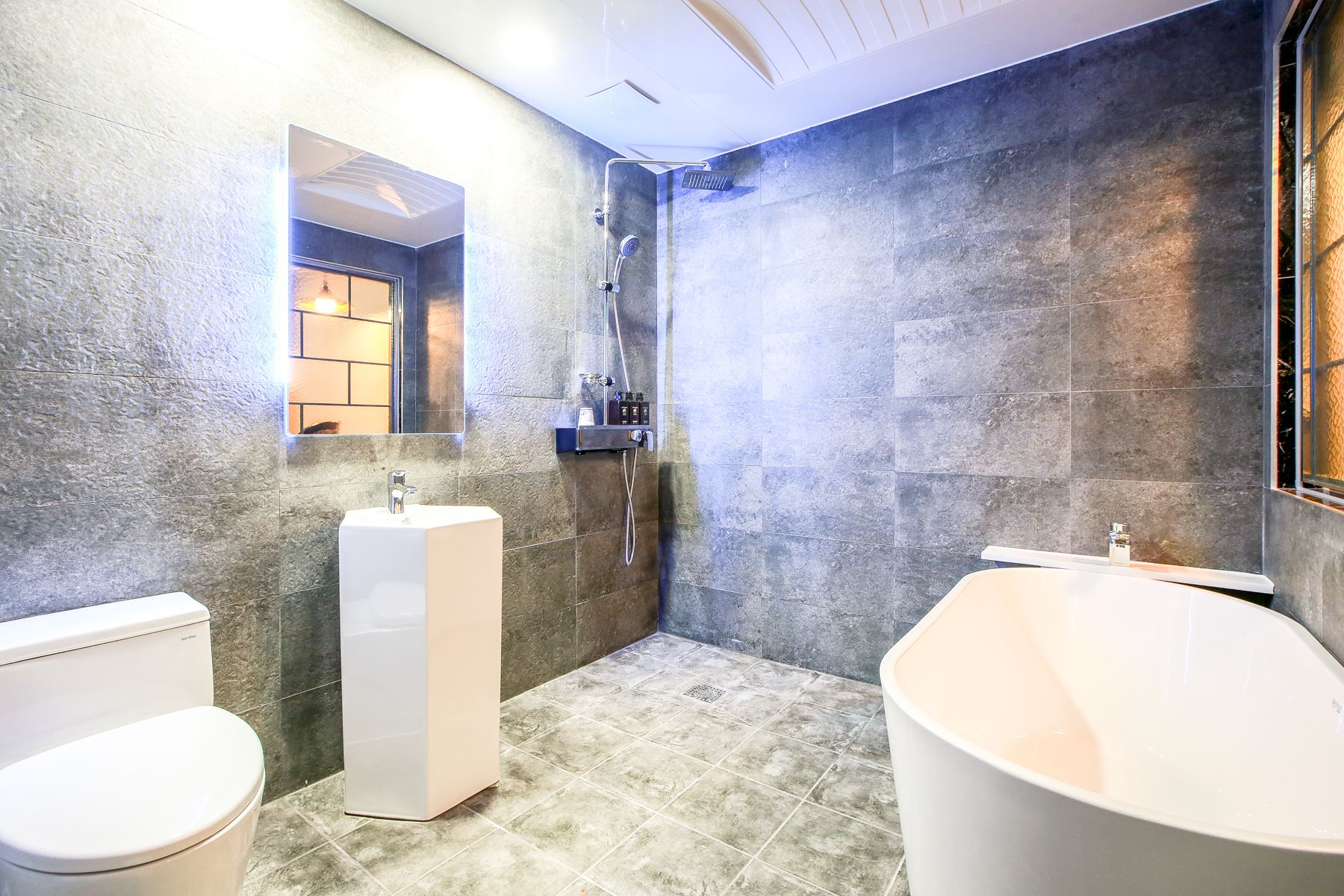 deluxe room | bathroom | free toiletries, hair dryer