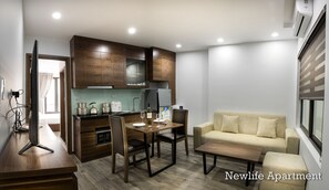 Apartment, 1 Bedroom | Living area | 42-inch LCD TV with cable channels, TV - Newlife Apartment Hanoi 2 (Hanoi)