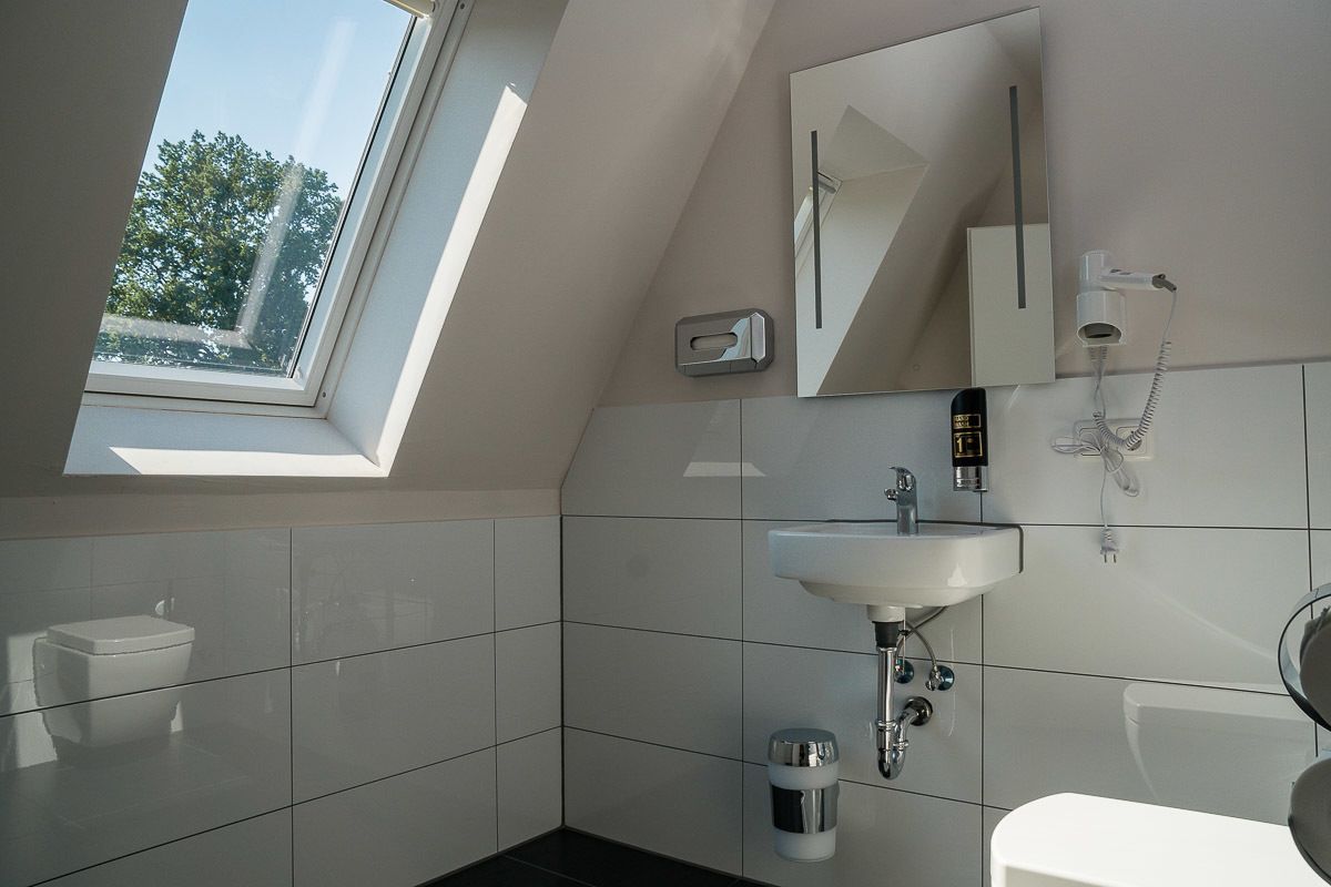 free toiletries, hair dryer, towels