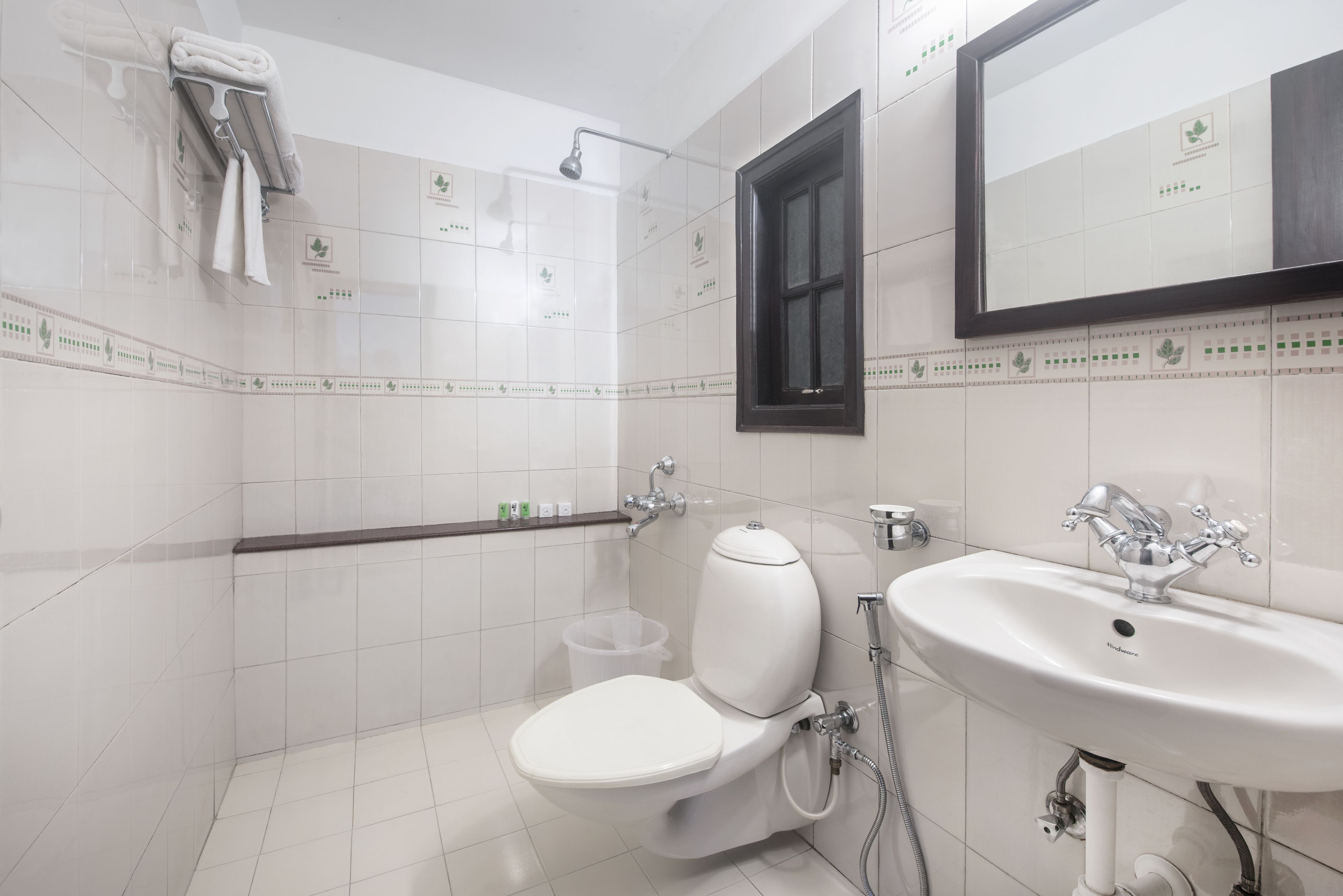 traveller room | bathroom | shower, free toiletries, slippers, towels