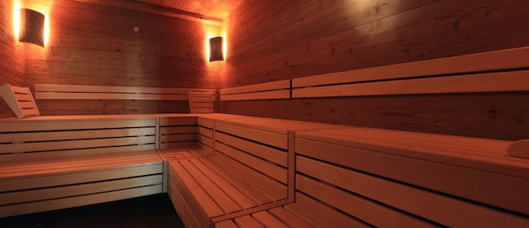 Sauna, hot stone massages, body wraps, body scrubs, facials