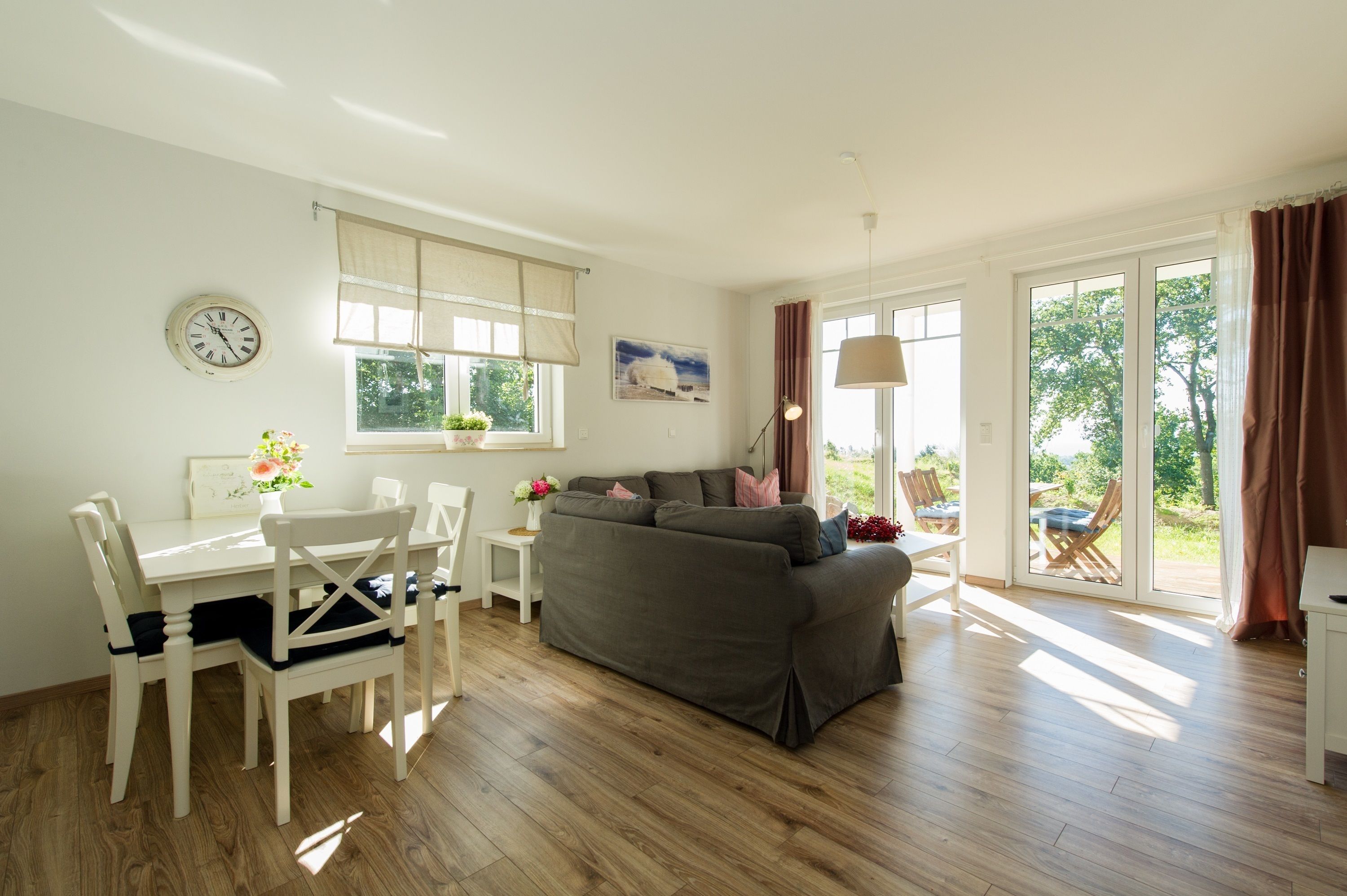 Lejlighed - 2 soveværelser - terrasse - havudsigt (#5) | Opholdsområde | Fladskærms-tv