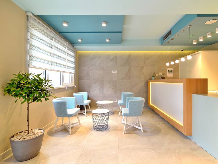 Lobby sitting area