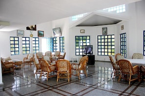 Sala de estar en el lobby