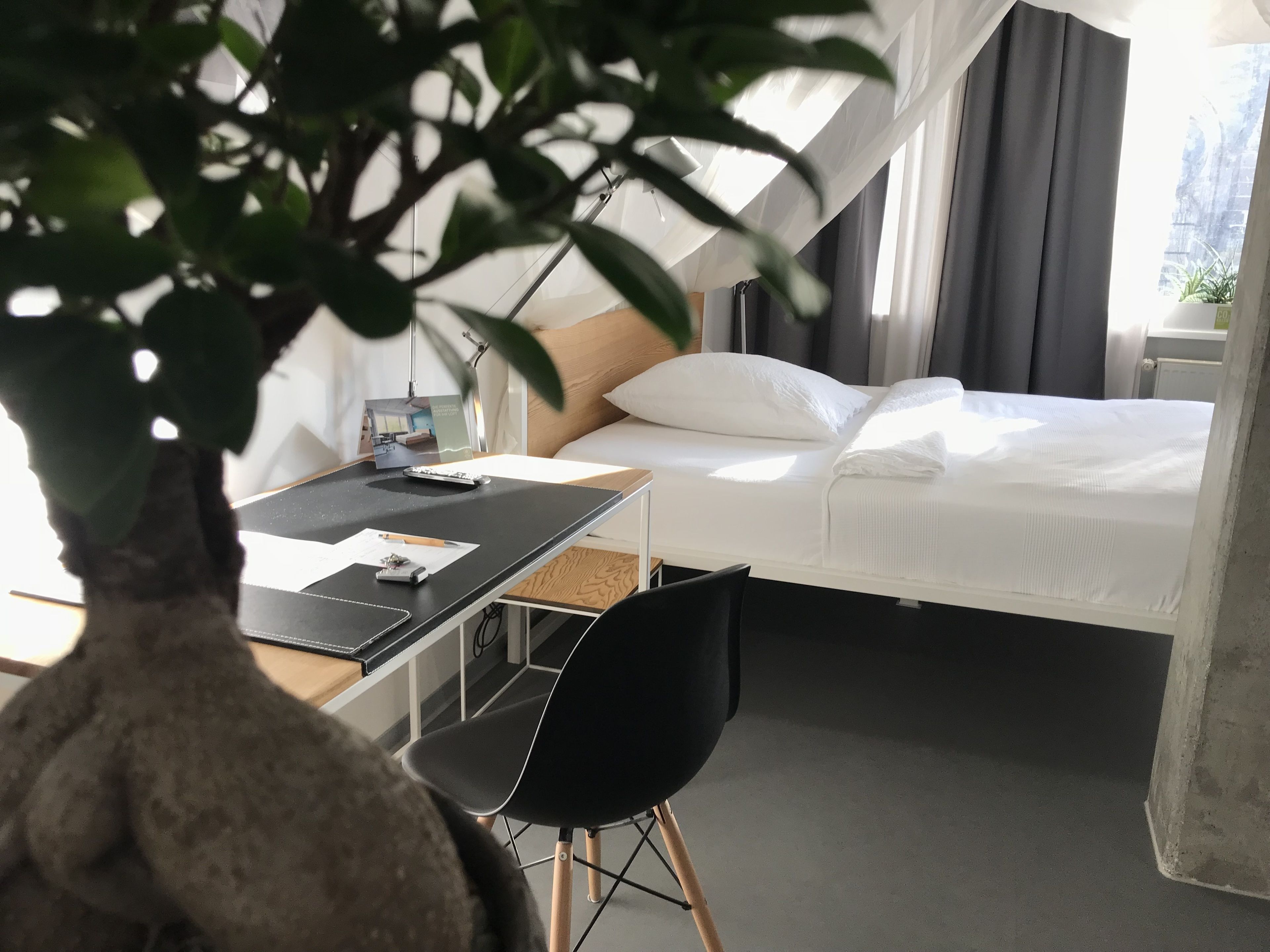 Loft Design, 1 très grand lit, coin cuisine