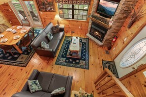 Living area - Secluded Memories 2 Bedroom Cabin by RedAwning (Pigeon Forge)