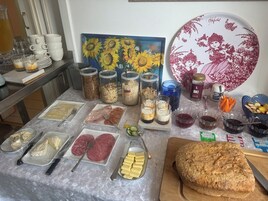 Daily continental breakfast (DKK 115 per person)