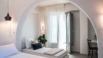 Studio Suite, pemandangan gunung | Seprai premium, brankas, dan didekorasi berbeda-beda