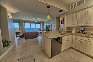 Condo, 2 Bedrooms | Private kitchen | Fridge, microwave, oven, coffee/tea maker