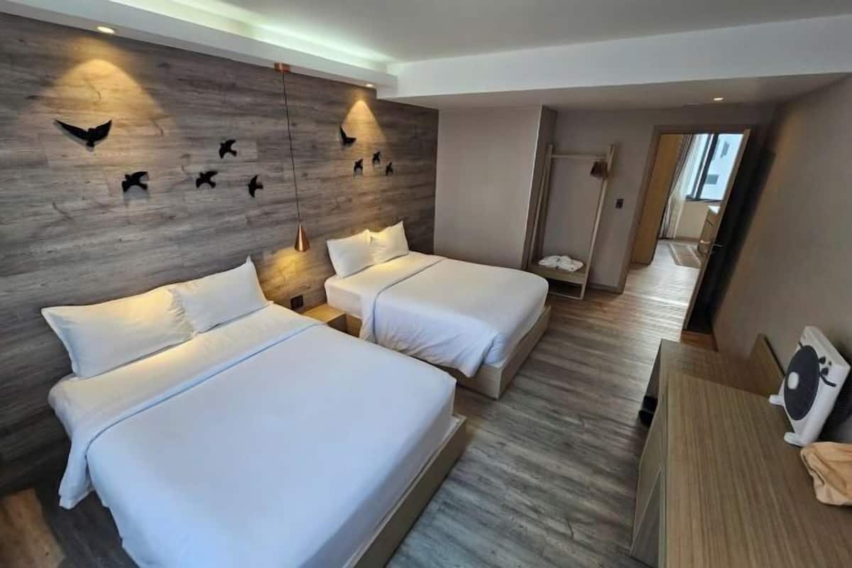 Minibar, in-room safe, desk, blackout curtains