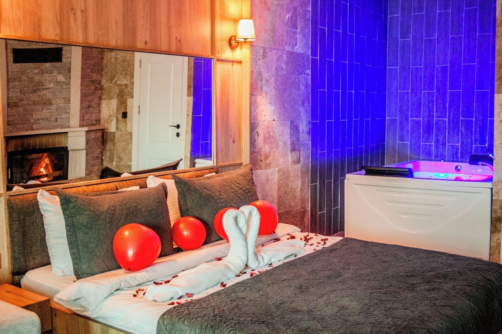 Honeymoon Double Room, 1 Bedroom | In-room safe, desk, laptop workspace, blackout curtains