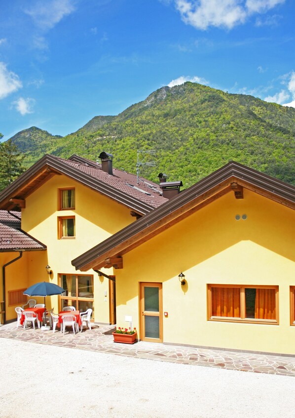 Façade de l’hébergement