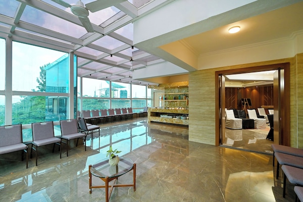 Outdoor banquet area