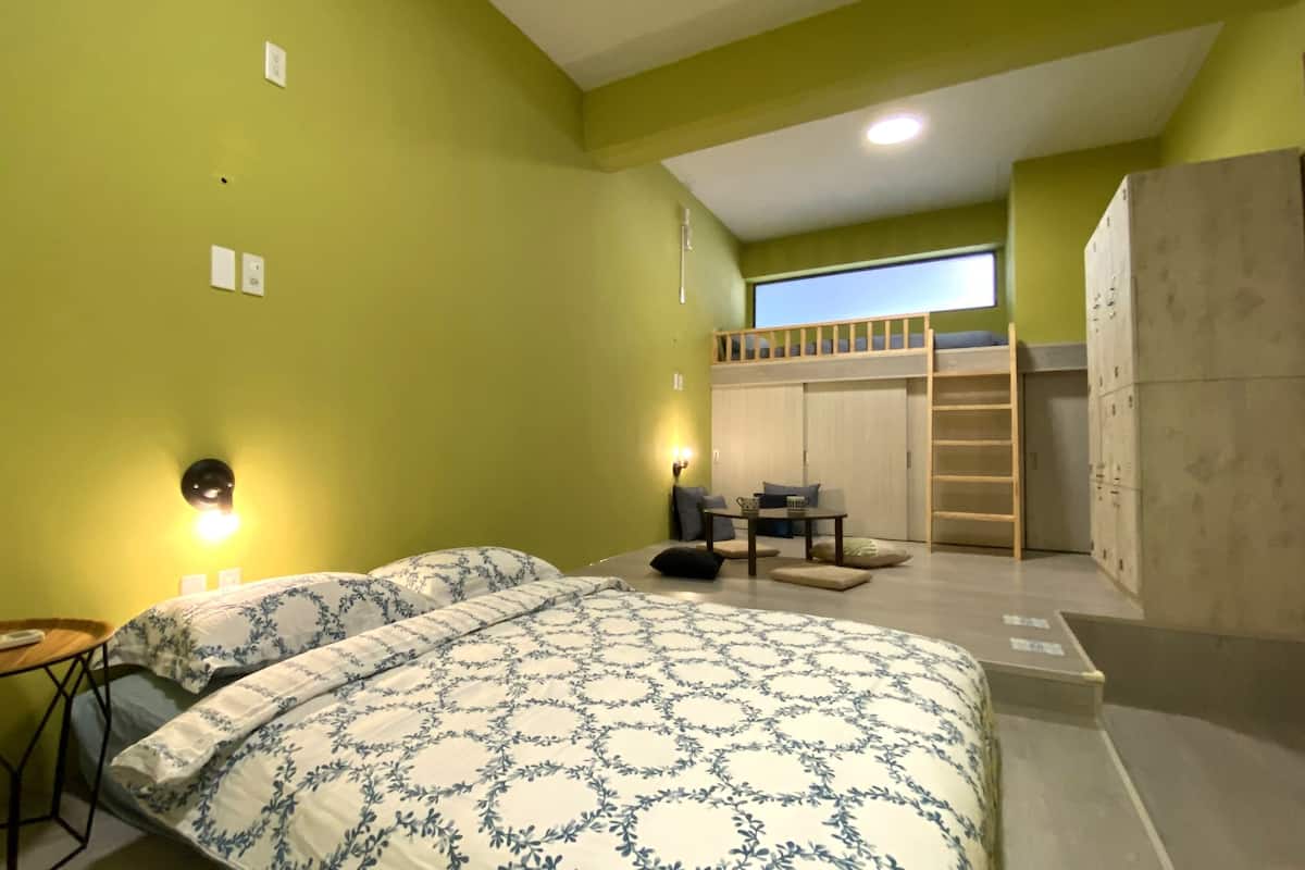 Standard Room, Berbilang Katil, Shared Bathroom (8 People) | Wi-fi percuma, cadar katil