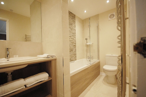Free toiletries, hair dryer, towels