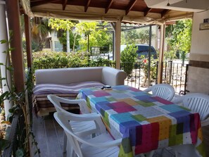 Villa, 3 Bedrooms (Ertan) | Terrace/patio - Ciftlik Apartments (Fethiye)