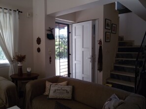 Villa, 3 Bedrooms (Hulya) | Desk, iron/ironing board - Ciftlik Apartments (Fethiye)