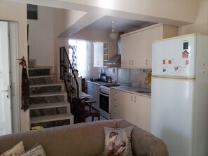 Villa, 3 Bedrooms (Hulya) | Private kitchenette | Full-size fridge, oven, stovetop, electric kettle - Ciftlik Apartments (Fethiye)