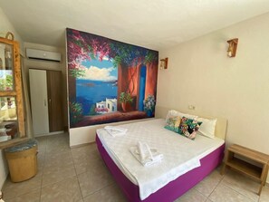 Exclusive Double Room | Egyptian cotton sheets, premium bedding, down comforters, minibar - Hakan Otel (Bodrum)