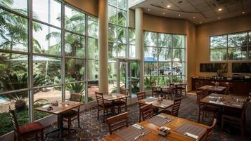 Breakfast served, local and international cuisine