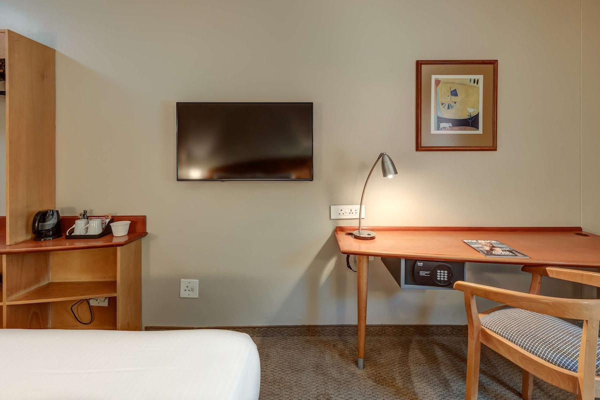 In-room safe, desk, blackout curtains, soundproofing