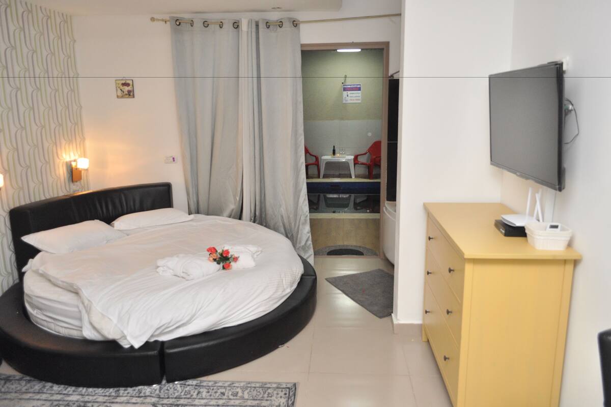 Chalé luxo, 1 quarto | 1 quarto, escrivaninha, ferros/tábuas de passar roupa, berços grátis