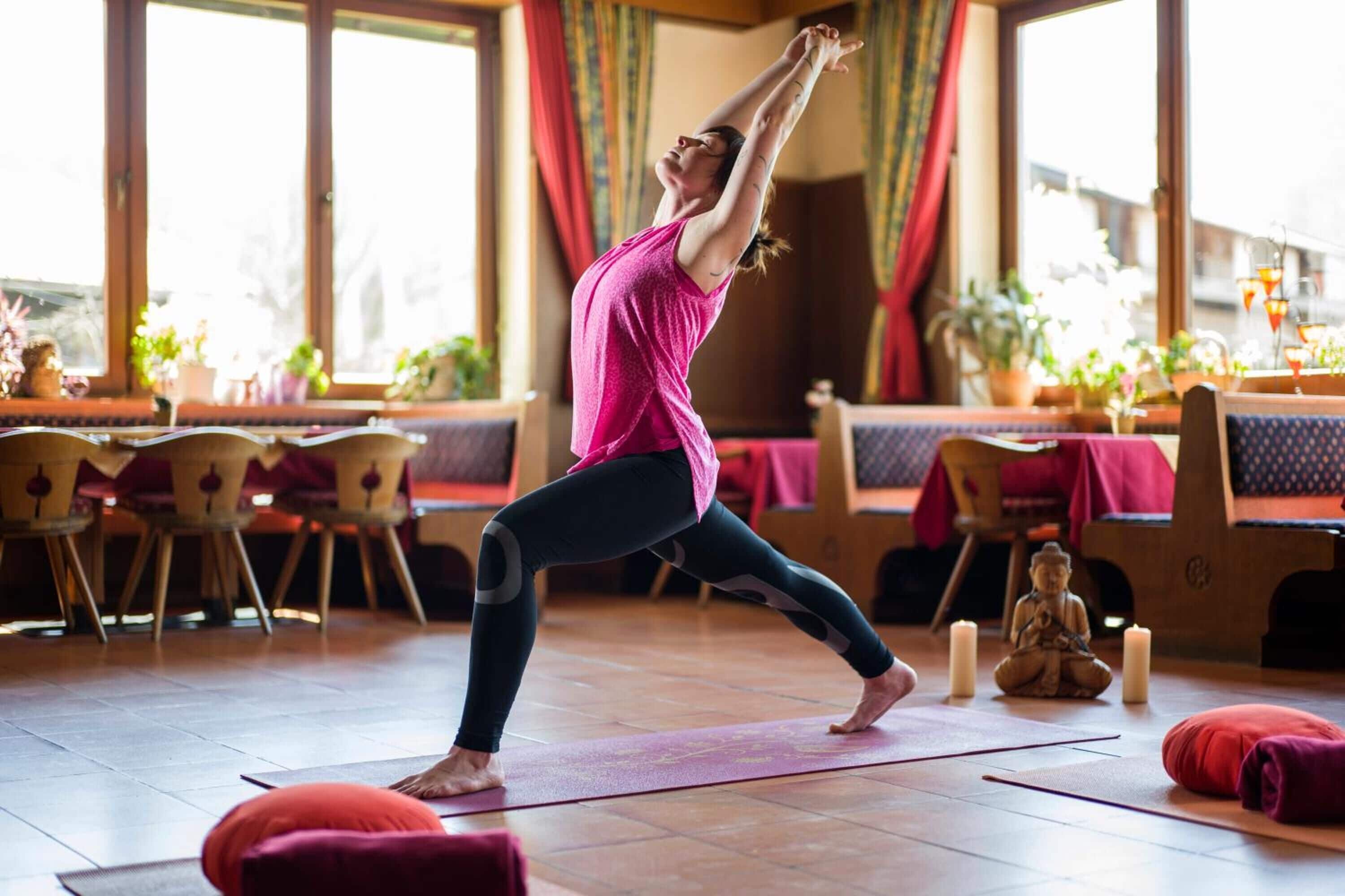 Blick von der Unterkunft