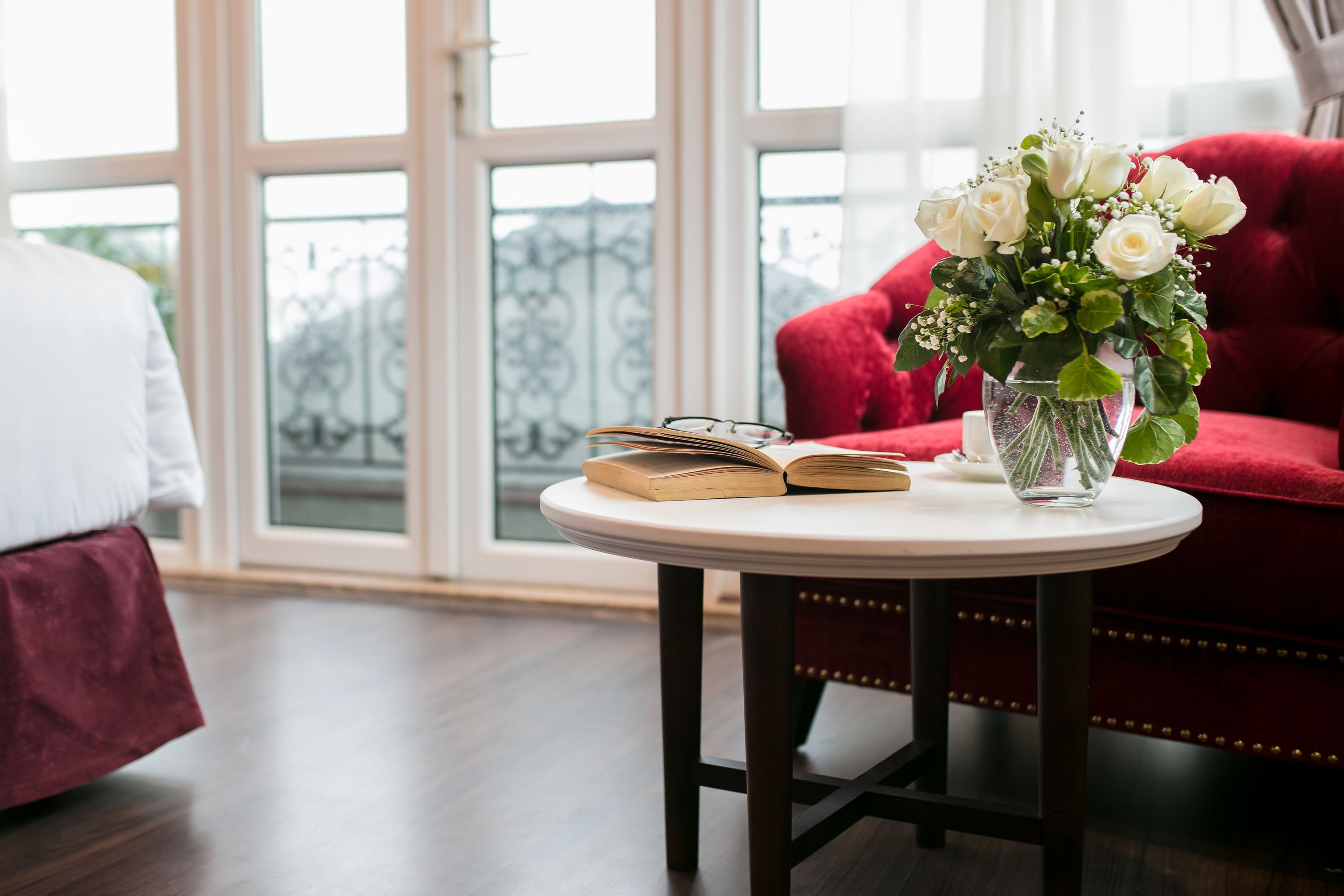 junior suite, 1 king bed, city view | view from room