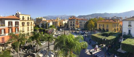 Blick von der Unterkunft