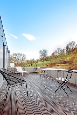 Loftsleilighet – design, 2 soverom, terrasse, executive-nivå | Terrasse/patio